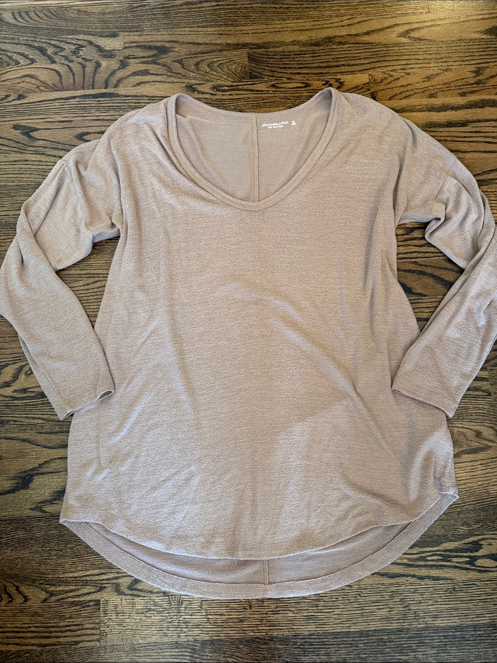 A&F Long-Sleeve Top - taupe